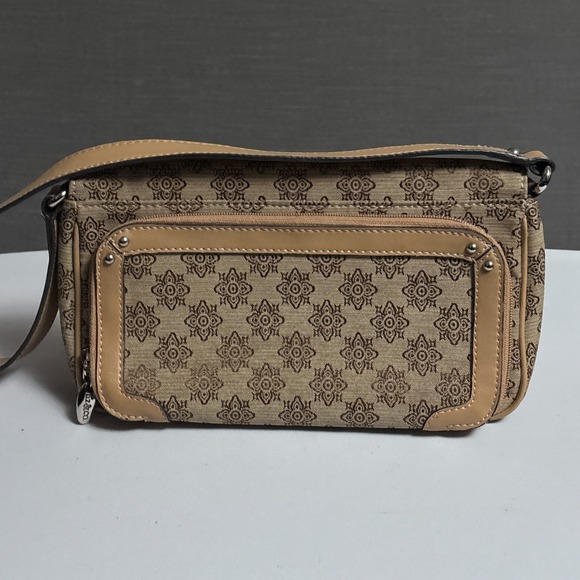 Vintage Liz & Co Baguette Brown Shoulder Bag Purse Small Retro 90s y2k - Picture 5 of 16